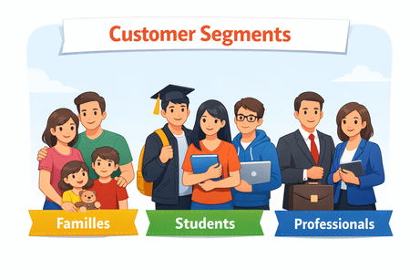 Customer Segment menentukan segmentasi pelanggan